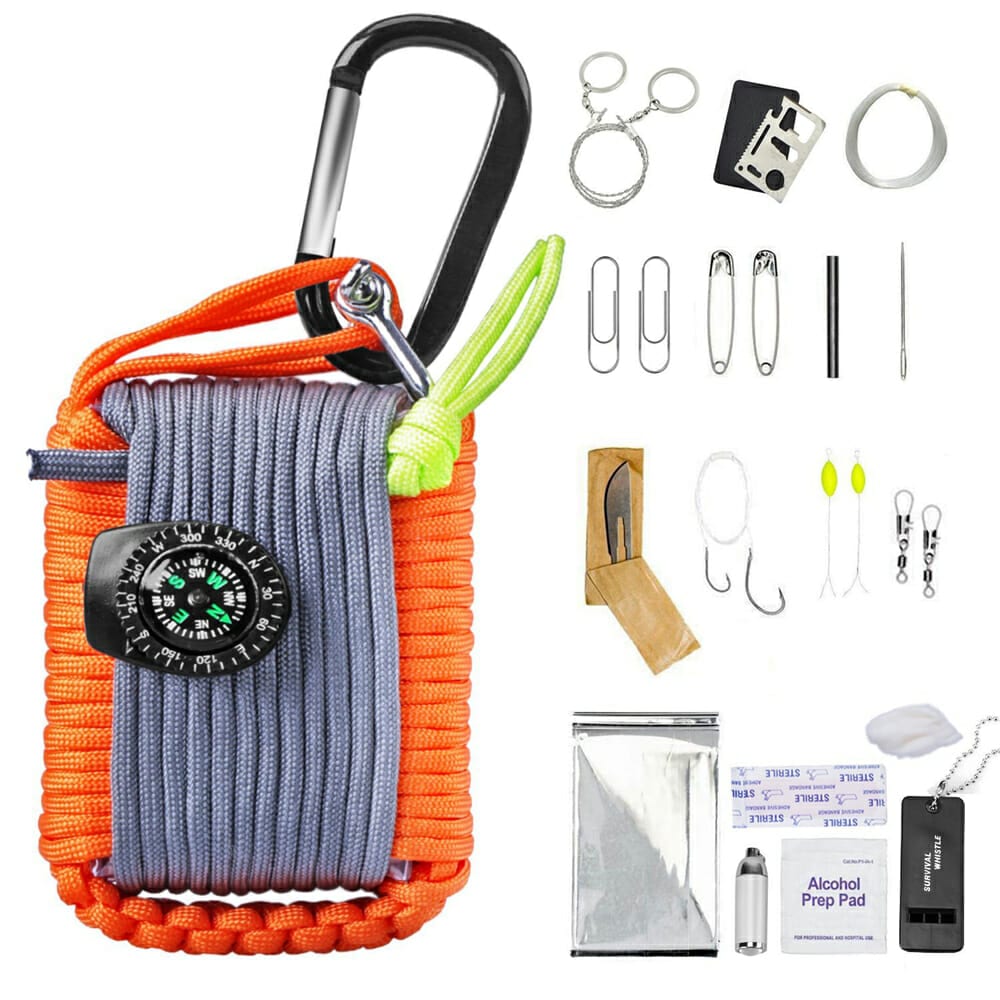 550 Paracord Survival Kit Packed with Survival Essentials by Sirius Survival