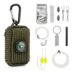 The Mole - 550 Paracord Survival Kit (Green)