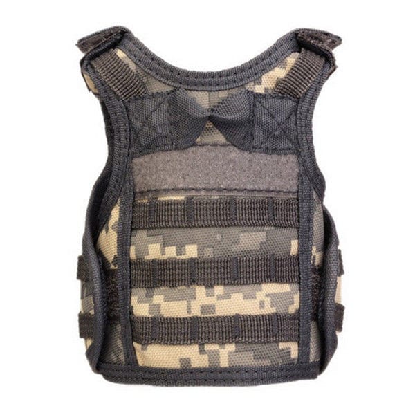 Tactical Beer Molle Vest Beverage Koozie Black