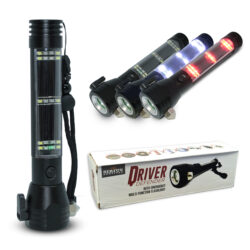 Driver DEFENDER – Ultimate Auto Emergency Tool – Multi-Function Survival Tool – Utility Flashlight & USB Power Bank