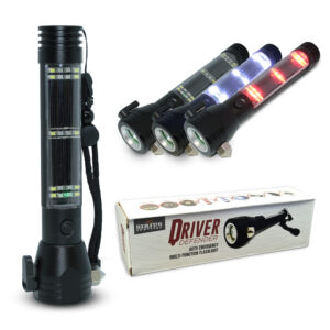 Driver DEFENDER – Ultimate Auto Emergency Tool – Multi-Function Survival Tool – Utility Flashlight & USB Power Bank