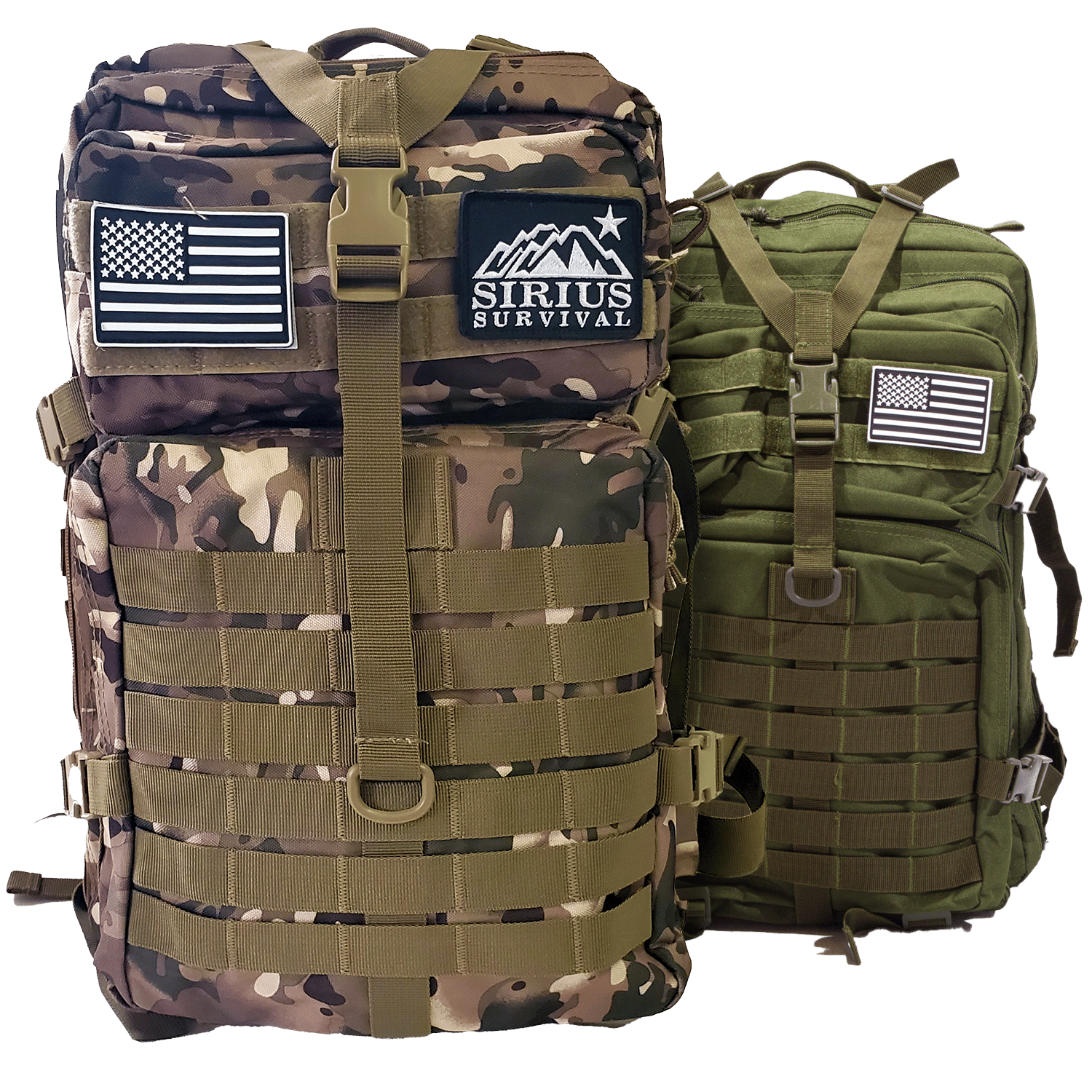 50L Expeditionary Tactical Backpack Sirius Survival
