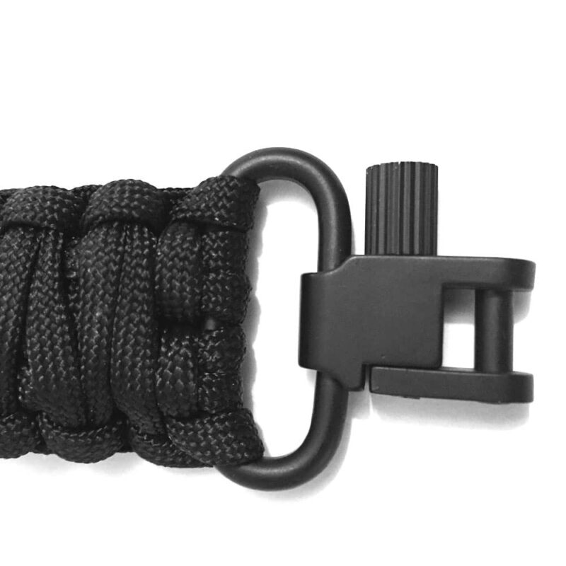 Sirius Survival Paracord Rifle Sling With Both Swivels Adjustable