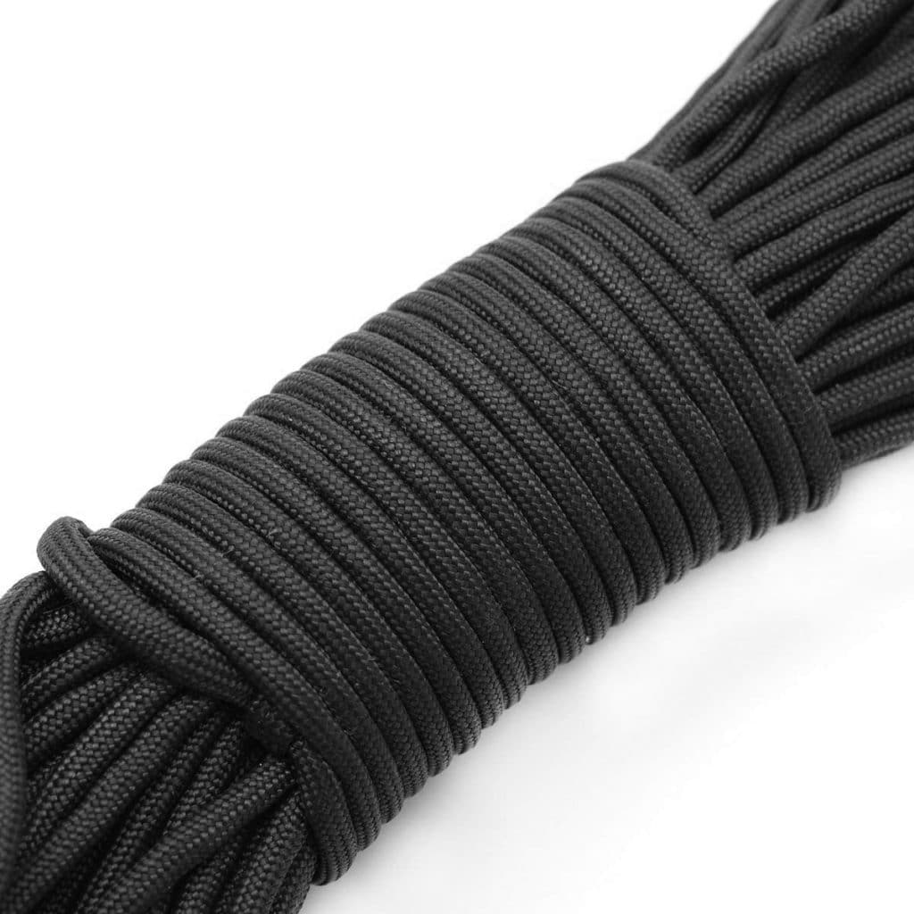100ft Paracord Rope, 350lb 4mm 7 Strand Core Multiple Colors Sirius