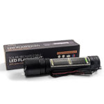 Solar Rechargeable 600 Lumen LED Flashlight with Adjustable Focus - Image 8