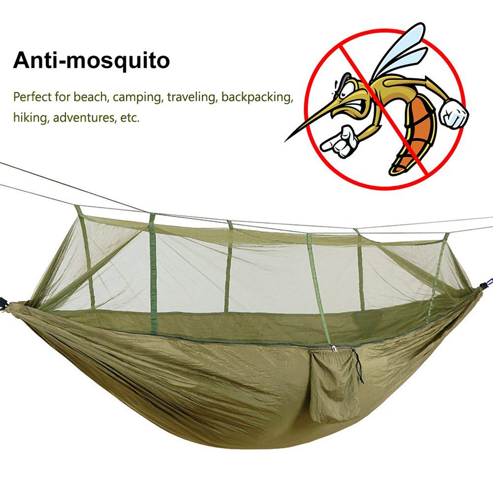 Camping Hammock With Mosquito Net - Straps And Hardware - Sirius Survival