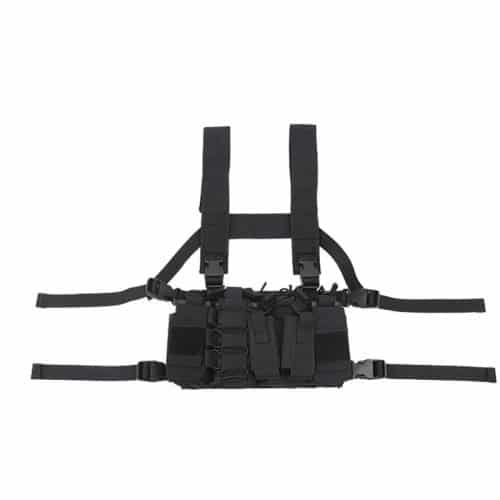 Tactical Chest Rig with 4 Molle Pouches Military Tactical Chest