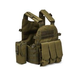 Military Tactical Vest Plate Carrier Molle Style Vest With Extra