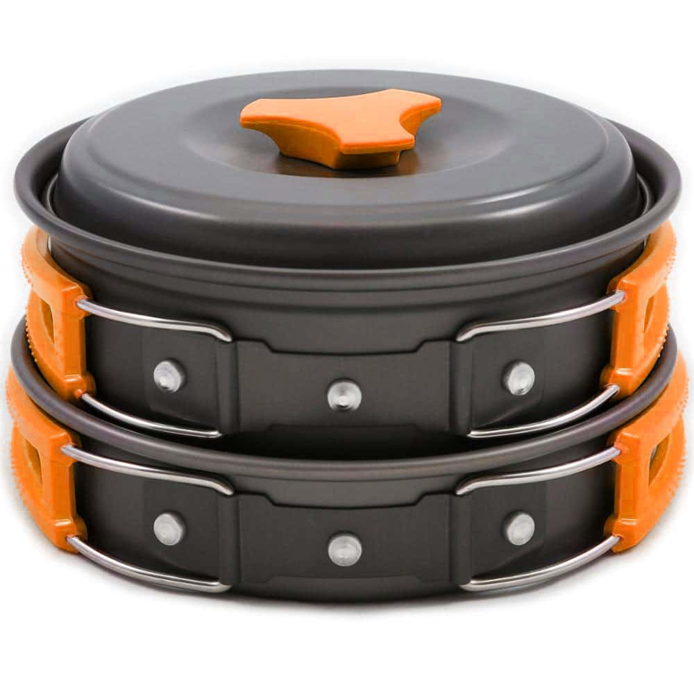 12 Piece Camping Cookware Set - Sirius Survival