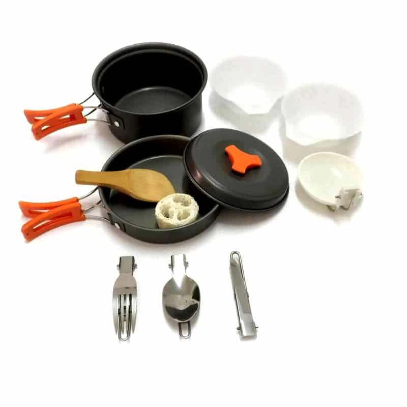 12 Piece Camping Cookware Set - Sirius Survival