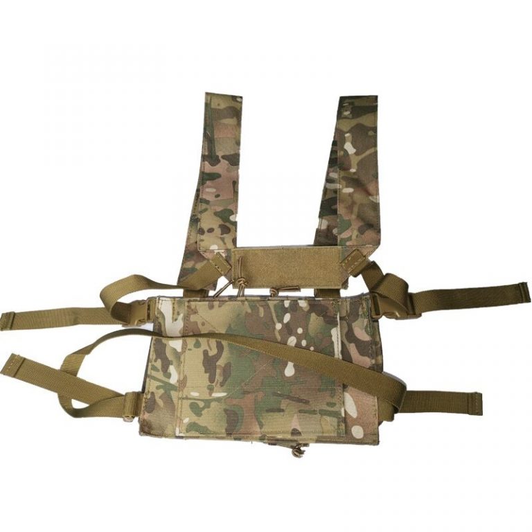 Tactical Chest Rig With 4 Pouches - Military Tactical Chest Harness For ...