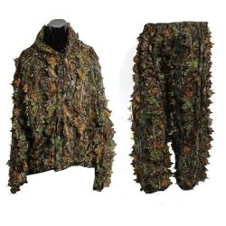 Camouflage Ghillie Suit with Hood