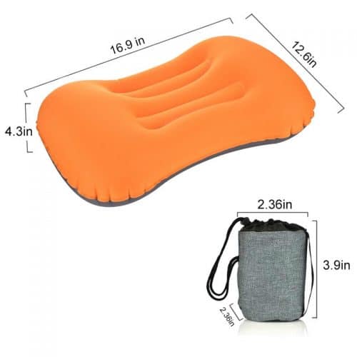 Inflatable Camping Pillow Portable, Compact & Compressible Sirius