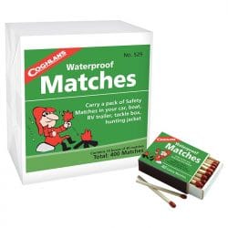 Coghlans Waterproof Matches - 10 Boxes of 40 (400 Matches)
