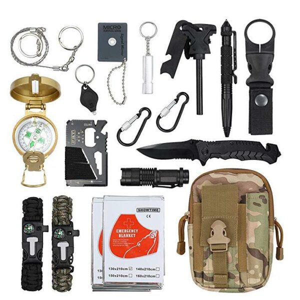 15in1 MOLLE Tactical Survival Kit Sirius Survival