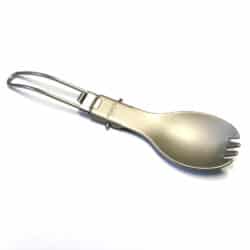 Ultra Light Weight Folding Metal Spork