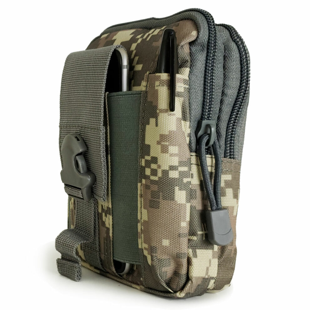 Tactical EDC MOLLE Phone Pouch - Attachable Gear For Military ...