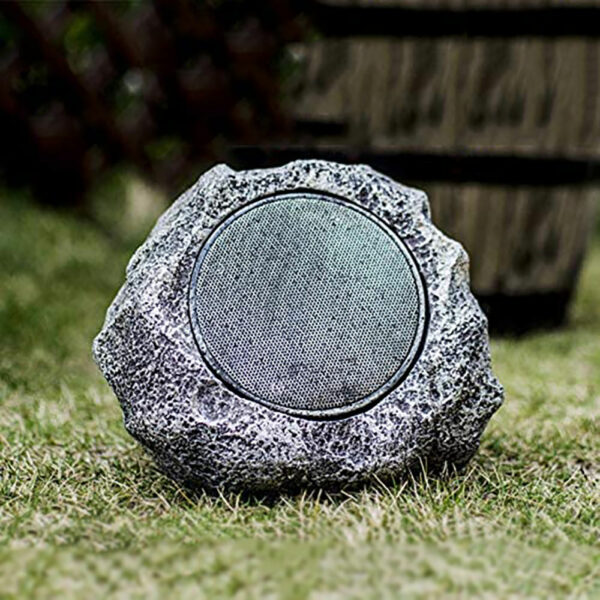 Solar Powered Bluetooth Rock Speaker Waterproof, Portable And