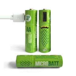 USB Rechargeable Batteries 1.2V / 1000mAh - 2 Pack