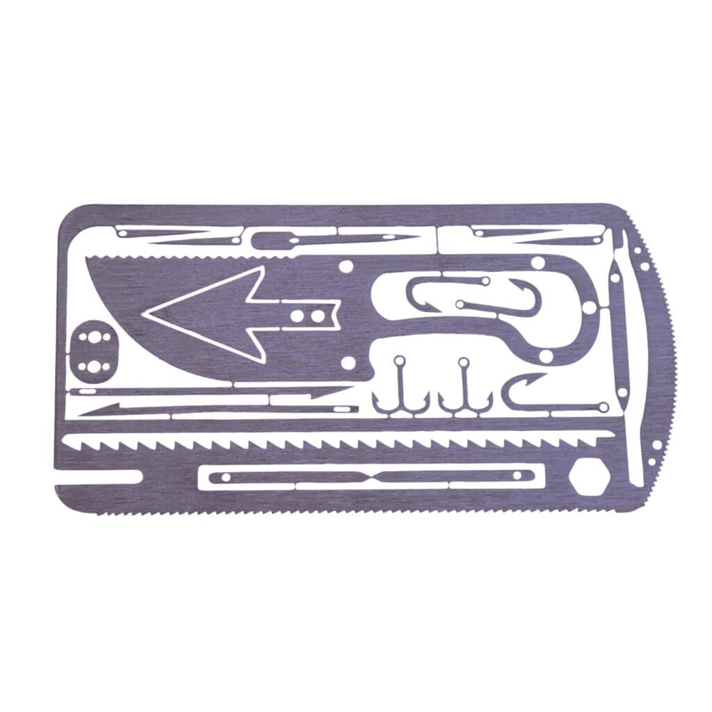 20in1 Fishing Multitool Survival Card Sirius Survival