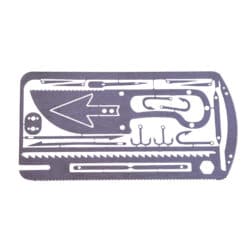 20-in-1 Fishing Multitool Survival Card