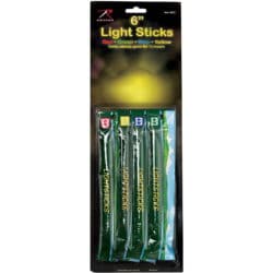 4 - Pack 6'' Lightsticks / Glowsticks By Rothco