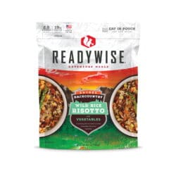Backcountry Wild Rice Risotto with Vegetables - 6 Count Case - ReadyWise