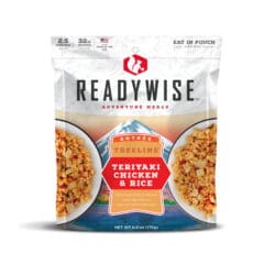 Treeline Teriyaki Chicken & Rice - 6 Count Case - ReadyWise