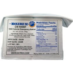 Datrex Aviation 1,000 Cal Emergency Food Ration