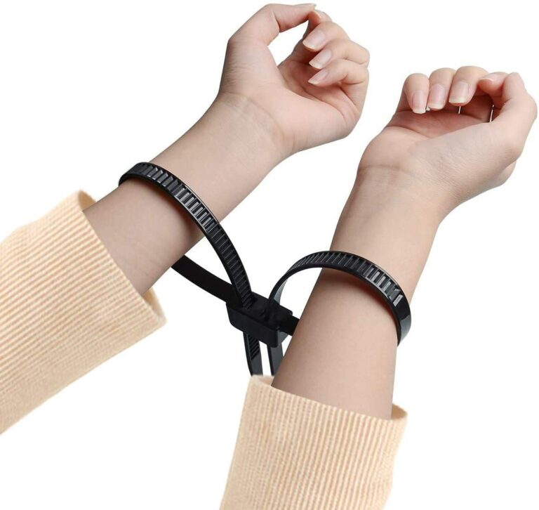 Heavy Duty Zip Tie Handcuffs, 10pk, Black - Sirius Survival