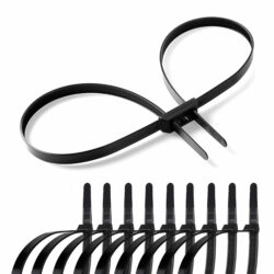 Heavy Duty Zip Tie Handcuffs, 10pk, Black