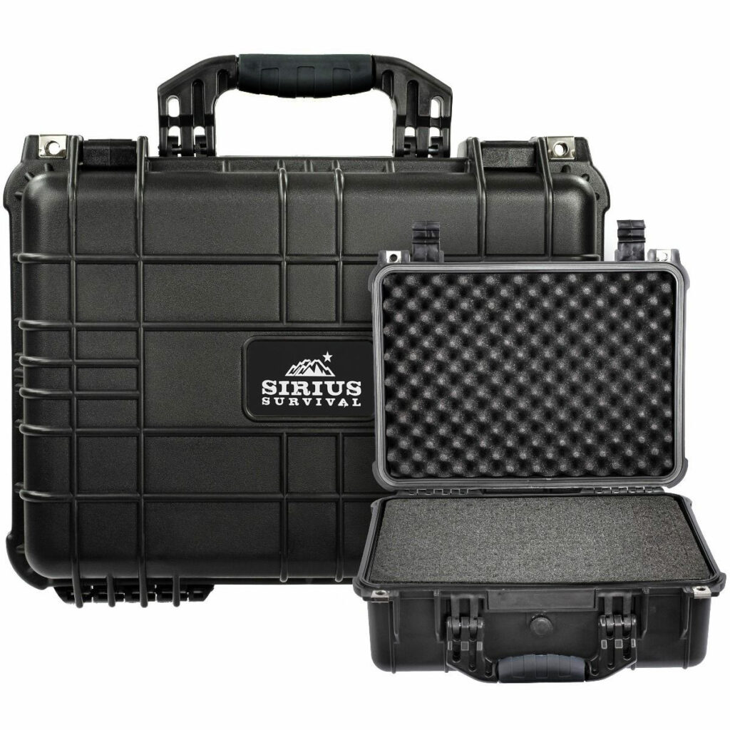 Sirius Gear & Equipment Hard Case With Foam 16” X 13” X 6.87” IP67
