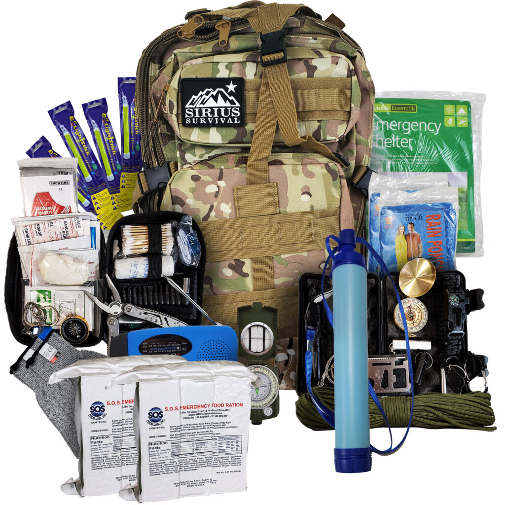 Vital 72 Hour Emergency Survival Kit For Family - 72 Hours Of Food ...