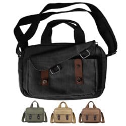 Vintage Shoulder Canvas Military Tech Bag