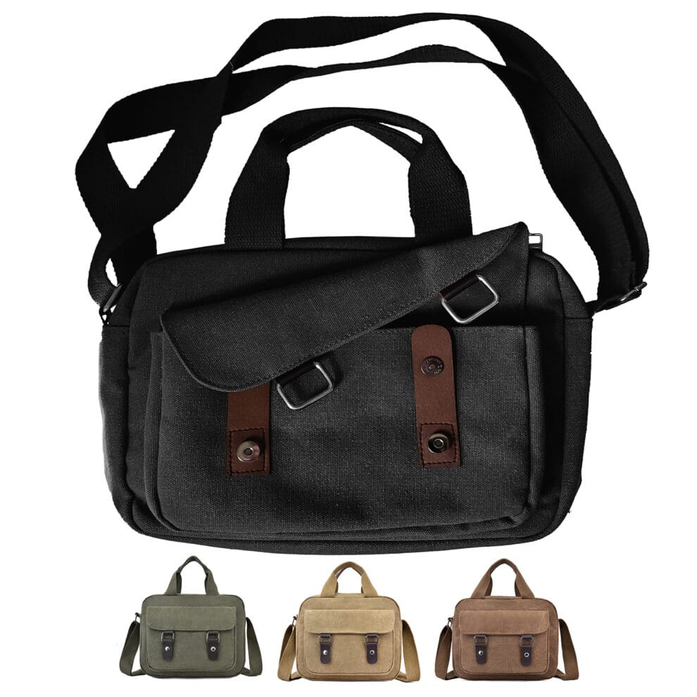 Rothco Vintage Canvas Military Tech Bag Multiple Color Options