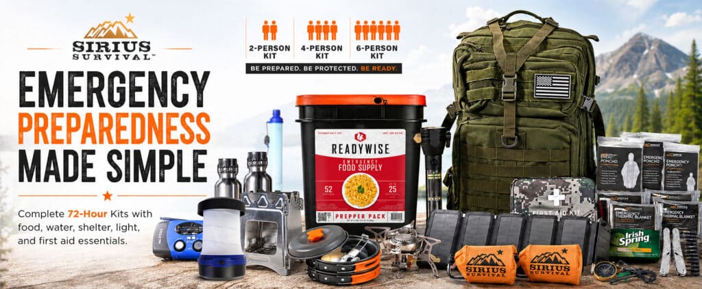 72 Hour Emergency Survival Kit