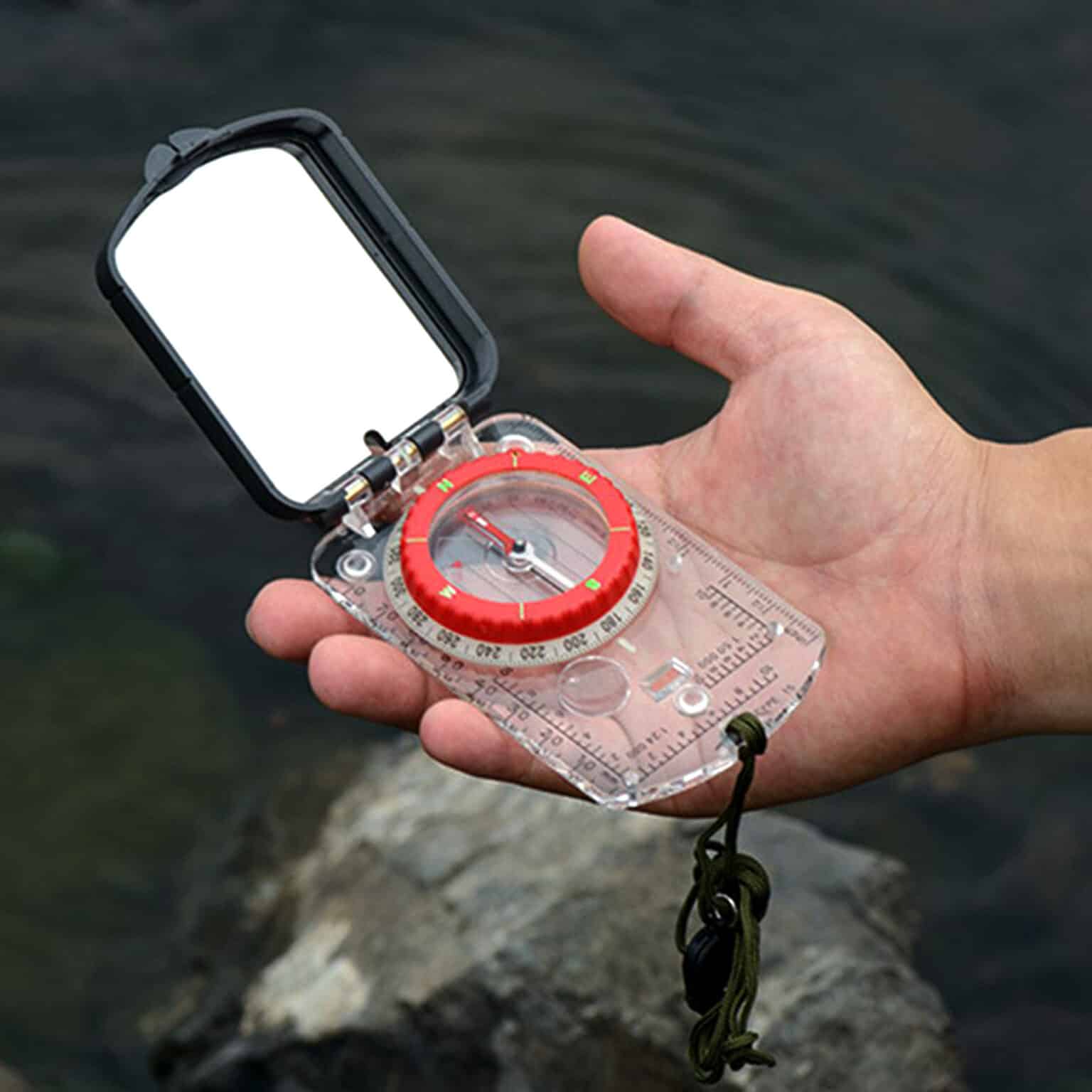 Adjustable Declination Compass For Maps & Survival Navigation Sirius