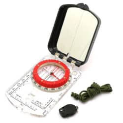 Adjustable Declination Compass for Maps & Survival Navigation