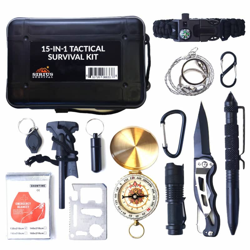 3 Person Emergency Kit / Survival Backpack For 72 Hours Sirius Survival