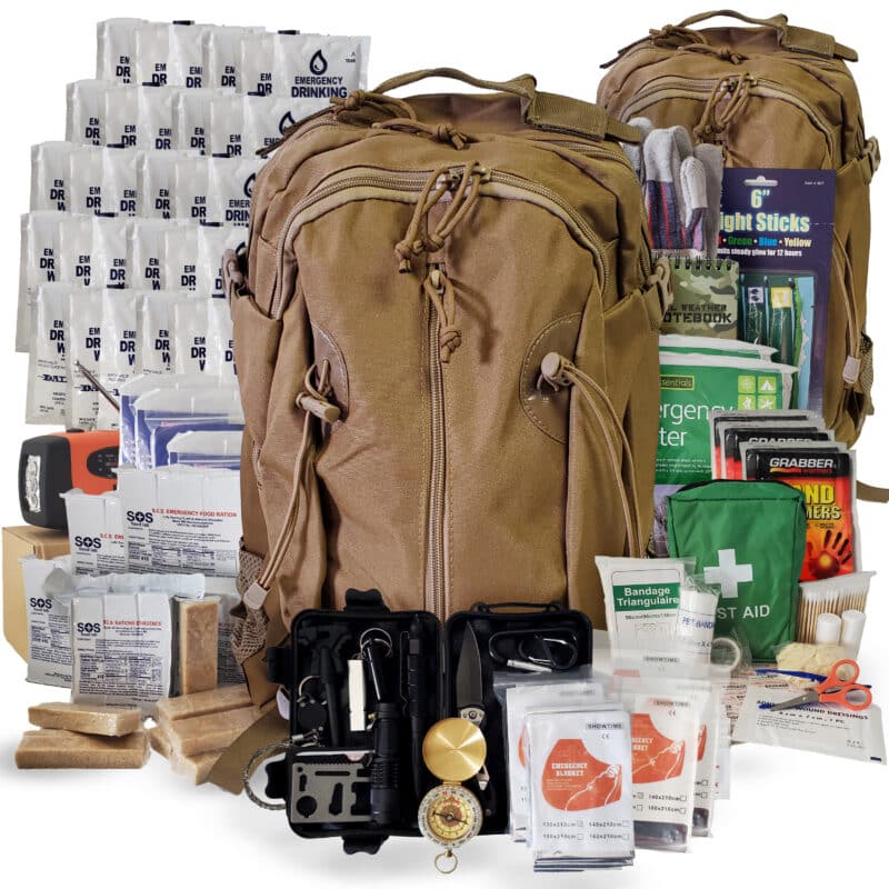 5 Person Emergency Kit / Survival Backpack For 72 Hours Sirius Survival