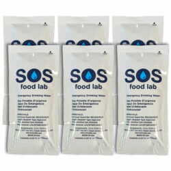 SOS Food Lab Emergency Drinking Water - 6 Pack