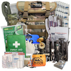72-Hour Starter Emergency Preparedness Kit, One-Person Survival Backpack (40L)