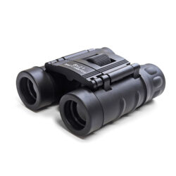 Compact 8x21 Black Binoculars – Foldable, Lightweight, Rubberized Grip, All-Purpose Optics for Hiking, Hunting, Camping & Travel