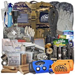 Pre-Packed Bug Out Bag - 72 Hour Kit for 2 People - Bugout Backpack Survival Kit
