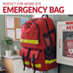 50L Emergency Response Backpack - Red - Ultra-Durable 1200D HighVis Reflective EMS Jump Bag - Heavy Duty EMS Back Pack for Emergency Preparedness - Disaster Prep & Bug Out Kits - Image 4