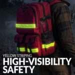 50L Emergency Response Backpack - Red - Ultra-Durable 1200D HighVis Reflective EMS Jump Bag - Heavy Duty EMS Back Pack for Emergency Preparedness - Disaster Prep & Bug Out Kits - Image 6